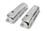 Mr. Gasket chrome valve covers with baffle Ford steel 9412