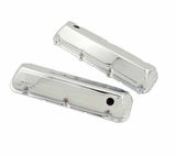 Mr. Gasket chrome valve covers with baffle Ford steel 9413