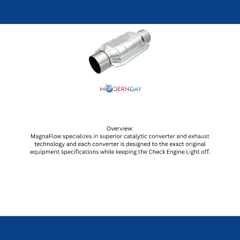 MagnaFlow universal catalytic converter stainless steel CARB compliant OBDII 94139
