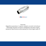 MagnaFlow universal catalytic converter stainless steel CARB compliant OBDII 94139