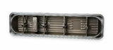 Mr. Gasket chrome valve covers finned SBC Chevy steel 9415