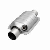 MagnaFlow universal catalytic converter 2.25 inch inlet/outlet stainless steel CARB compliant OBDII 94165