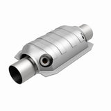 MagnaFlow universal catalytic converter 2.25 inch inlet/outlet stainless steel CARB compliant OBDII 94165