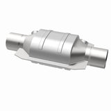 MagnaFlow universal catalytic converter 2.5 inch inlet/outlet stainless steel CARB compliant OBDII 94166