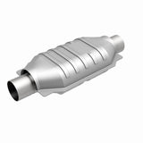 MagnaFlow universal catalytic converter 2.5 inch inlet/outlet stainless steel CARB compliant OBDII 94206