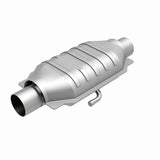 MagnaFlow universal catalytic converter 2.25 inch inlet/outlet stainless steel CARB compliant OBDII 94215