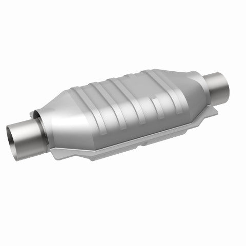 MagnaFlow universal catalytic converter 2.5 inch inlet/outlet stainless steel CARB compliant OBDII 94216