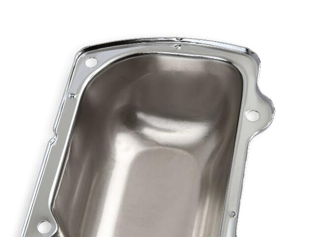 Mr. Gasket chrome valve covers without baffle steel 9422
