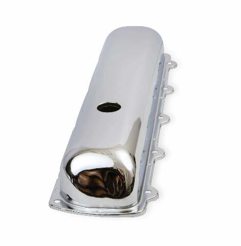Mr. Gasket chrome valve covers without baffle steel 9422