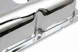 Mr. Gasket chrome valve covers without baffle steel 9422