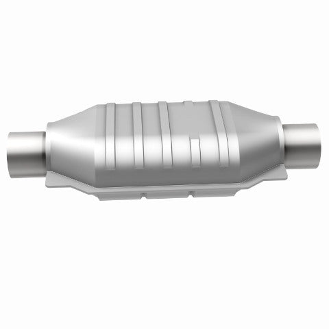 MagnaFlow universal catalytic converter 2.5 inch inlet/outlet stainless steel CARB compliant OBDII 94236