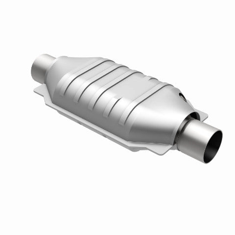 MagnaFlow universal catalytic converter 2.25 inch inlet/outlet stainless steel CARB compliant OBDII 94265