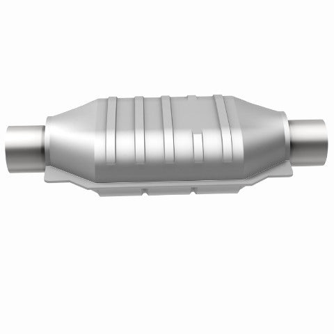 MagnaFlow universal catalytic converter 2.25 inch inlet/outlet stainless steel CARB compliant OBDII 94265