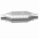 MagnaFlow universal catalytic converter 2.5 inch inlet/outlet stainless steel CARB compliant OBDII 94306