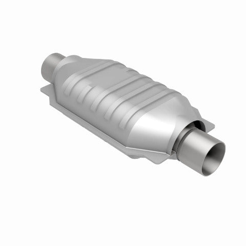 MagnaFlow universal catalytic converter 2.5 inch inlet/outlet stainless steel CARB compliant OBDII 94306