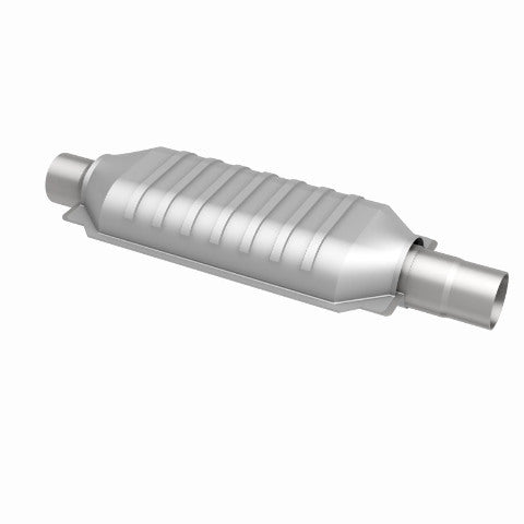 MagnaFlow universal catalytic converter 2.25 inch inlet/outlet stainless steel CARB compliant OBDII 94405