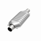 MagnaFlow universal catalytic converter 2.5 inch inlet/outlet stainless steel CARB compliant OBDII 94406