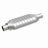 MagnaFlow universal catalytic converter 2.5 inch inlet/outlet stainless steel CARB compliant OBDII 94406
