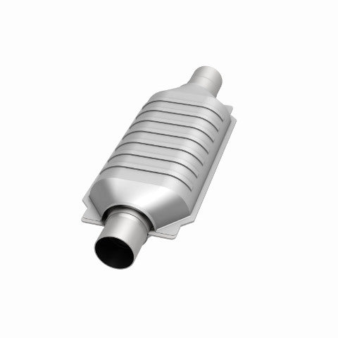MagnaFlow universal catalytic converter 2.5 inch inlet/outlet stainless steel CARB compliant OBDII 94406