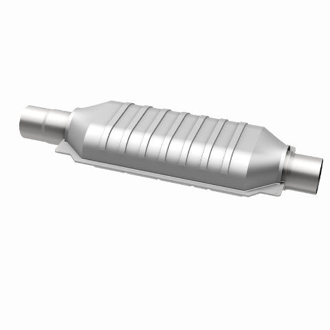 MagnaFlow universal catalytic converter 2.5 inch inlet/outlet stainless steel CARB compliant OBDII 94406