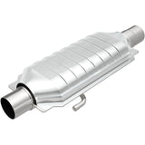 MagnaFlow universal catalytic converter 2.25 inch inlet/outlet stainless steel CARB compliant OBDII 94415