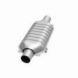 MagnaFlow universal catalytic converter 2.25 inch inlet/outlet stainless steel CARB compliant OBDII 94415