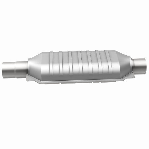 MagnaFlow universal catalytic converter 2.25 inch inlet/outlet stainless steel CARB compliant OBDII 94415