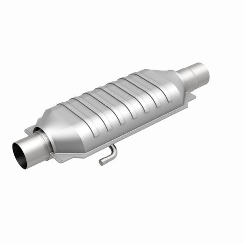 MagnaFlow universal catalytic converter 2.25 inch inlet/outlet stainless steel CARB compliant OBDII 94415