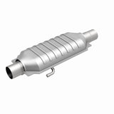 MagnaFlow universal catalytic converter 2.25 inch inlet/outlet stainless steel CARB compliant OBDII 94415