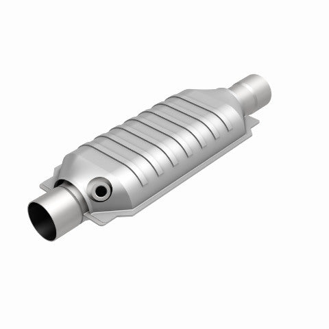 MagnaFlow universal catalytic converter 2.5 inch inlet/outlet stainless steel CARB compliant OBDII 94436