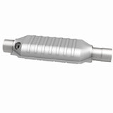 MagnaFlow universal catalytic converter 2.5 inch inlet/outlet stainless steel CARB compliant OBDII 94436