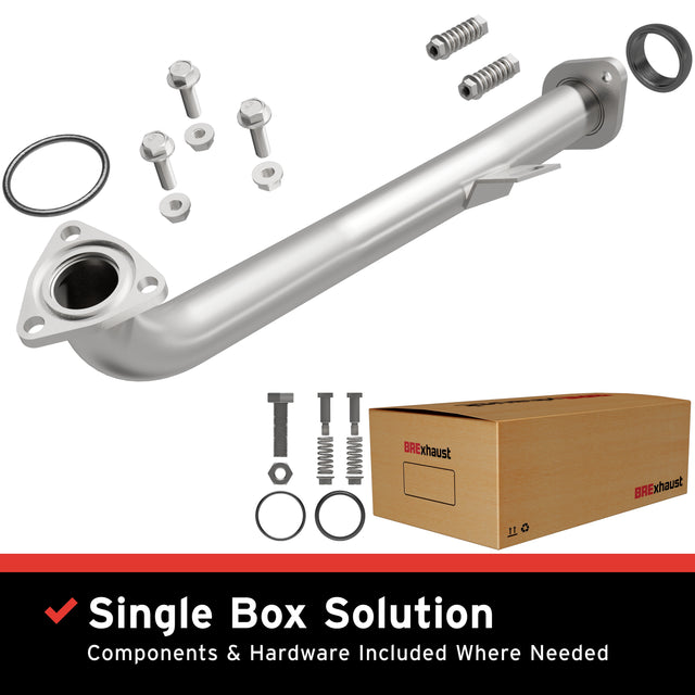 1996-2000 Honda Civic Direct-Fit Front Pipe Kit 107-0013 stainless steel