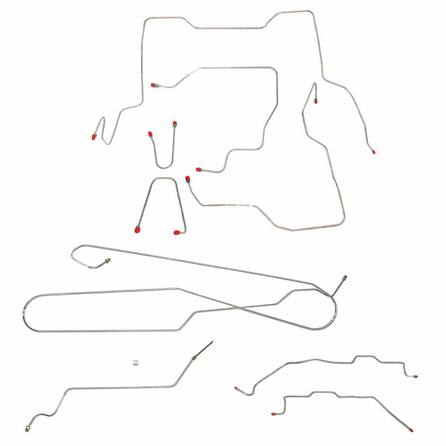 Brake Line Kit for 2013 95-00 Chevy Silverado K2500 ABS short bed steel