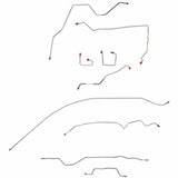 t 95-01 Jeep Cherokee Brake Line and Hose Kit No ABS Stainless Steel BLH94 Fine Lines