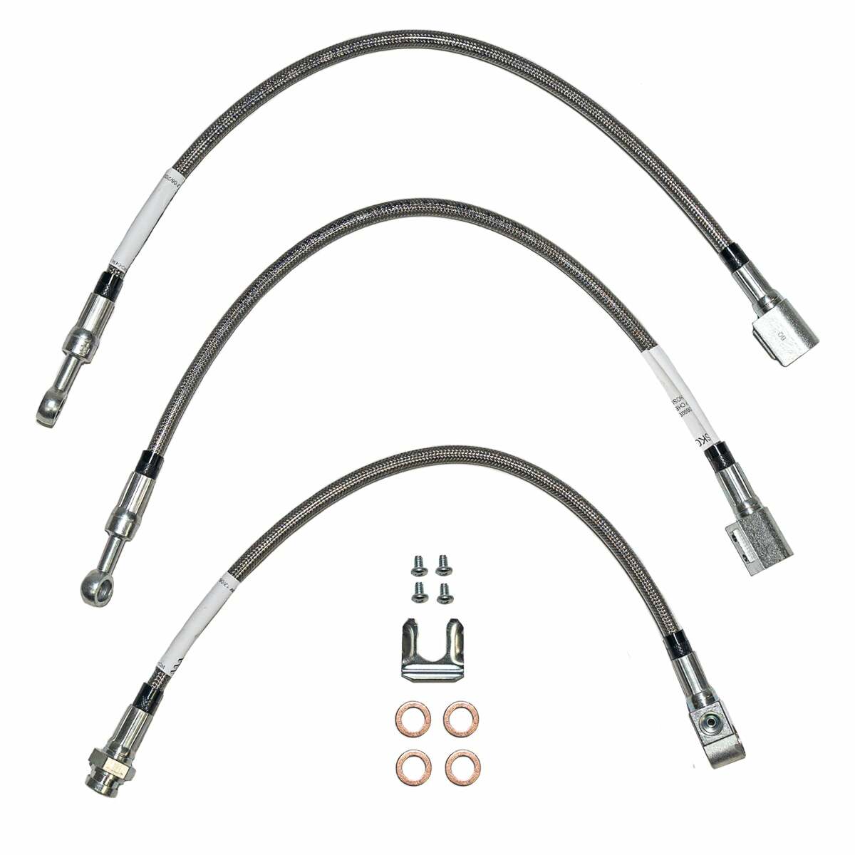t 95-01 Jeep Cherokee Brake Line and Hose Kit No ABS Stainless Steel BLH94 Fine Lines