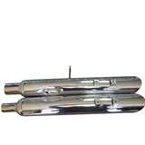 t 95-16 Harley Davidson 4" Angle Cut Slip On Full Boar Motorcycle Muffler No Baf Jones Exhaust