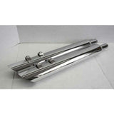 95-16 Harley Davidson Angle Slip On Muffler Chrome Exhaust 2.5 Baffle Jones Exhaust