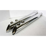 t 95-16 Harley Davidson Touring Model Reverse Angle Slip On Muffler 2 Baffle Jones Exhaust