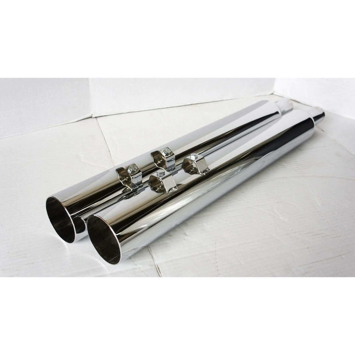 t 95-16 Harley Electra Glide Straight Cut Slip On Muffler 1.75 Baffle Jones Exhaust
