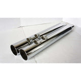 t 95-16 Harley Electra Glide Straight Cut Slip On Muffler 1.75 Baffle Jones Exhaust