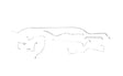 t 95-96 Jeep Grand Cherokee Brake Line Kit Stainless Steel Fine Lines