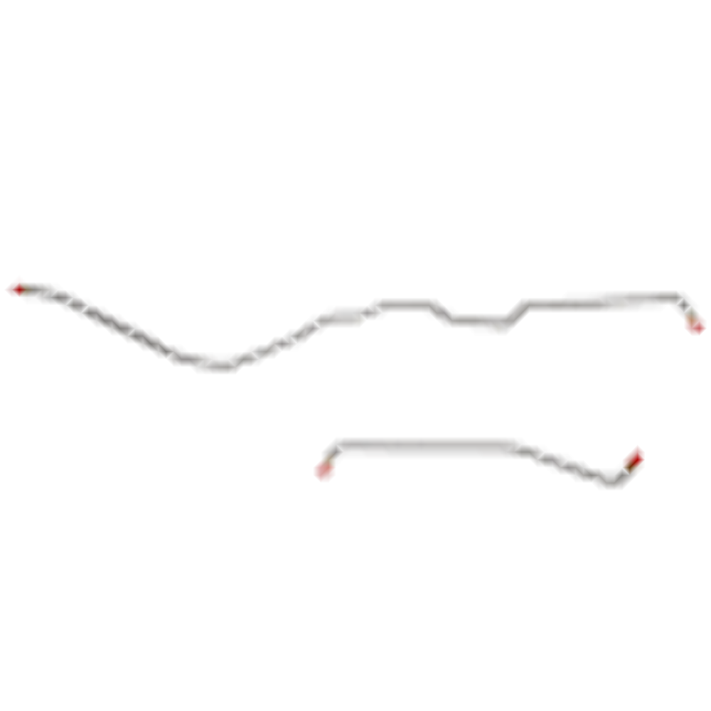 t 95-96 Jeep Grand Cherokee Brake Line Kit Stainless Steel Fine Lines