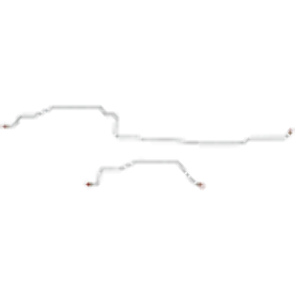 t 95-97 Dodge Ram 1500 Brake Line Kit 2WD Ext Cab/Short Bed Stainless Steel Fine Lines