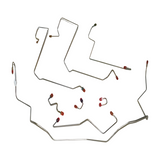 t 95-97 Dodge Ram 1500 Brake Line Kit 4WD Ext Cab/Short Bed AWABS Fine Lines