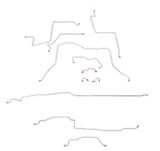Brake Line Kit for 2013 95-97 Dodge Ram 1500 ABS 4WD short bed stainless steel