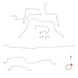 Brake Line Kit for 1995-1997 95-97 Dodge Ram 2500 AWABS ABS 4WD steel
