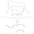 Brake Line Kit for 1995-1997 95-97 Dodge Ram 2500 ABS 4WD long bed steel