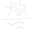 t 95-97 Dodge Ram 2500 Brake Line Kit 4WD Reg Cab/Long Bed AWABS Manual Trans Fine Lines
