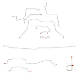 Brake Line Kit for 1995-1997 95-97 Dodge Ram 2500 ABS long bed stainless steel
