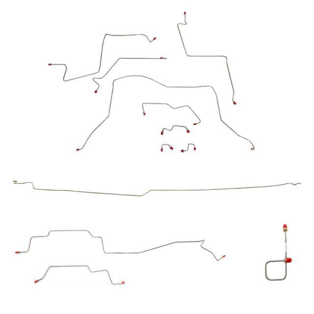 Brake Line Kit for 1995-1997 95-97 Dodge Ram 2500 ABS long bed stainless steel